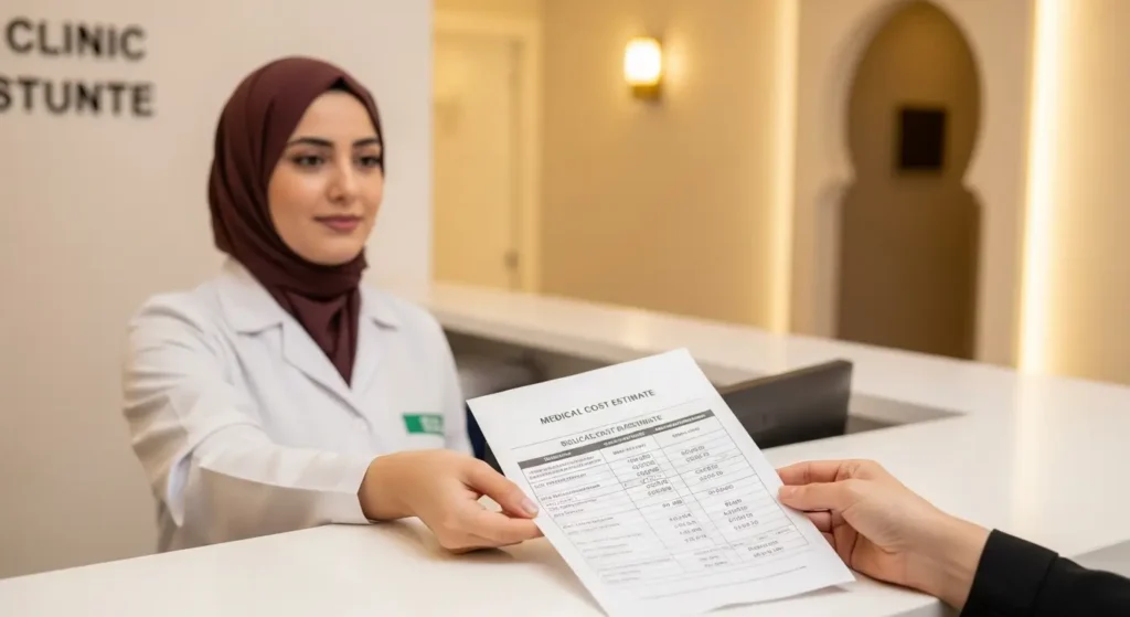 Devis médical pour ablation des amygdales dans une clinique privée au Maroc